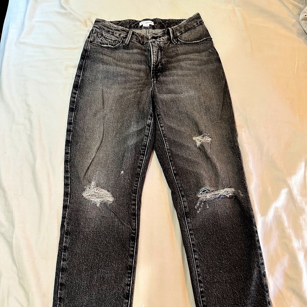 Good American Boyfriend Jean Mid-rise Size 0/25